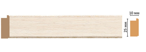 Молдинг Decomaster 102-15 25*10*2400мм
