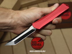 Heretic Knives Manticore-E T/E - красная рук, черный клинок RK/Н103