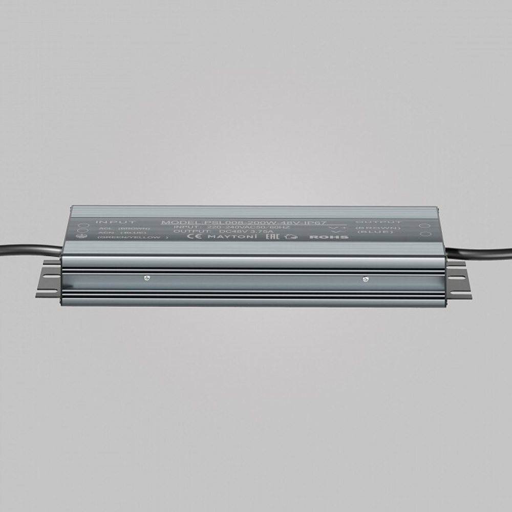 Блок питания с проводом Maytoni Power Supply Magnetic PSL008-200W-48V-IP67
