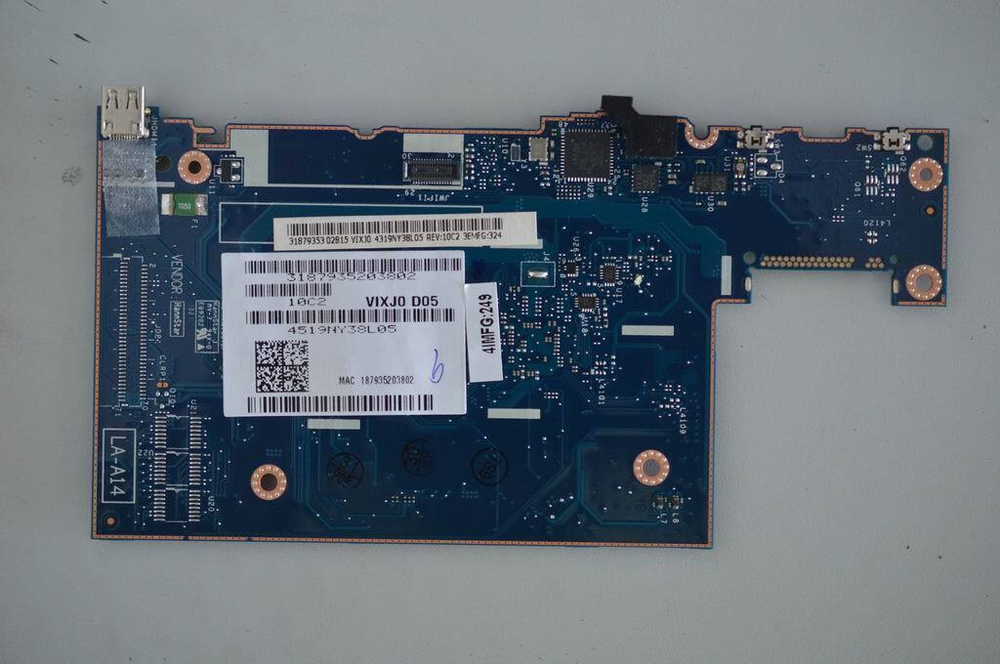 Материнская плата для планшета Lenovo MIIX 10 VIXJ0 MB W8S SSD-64G Wifi (90003393), оригинал