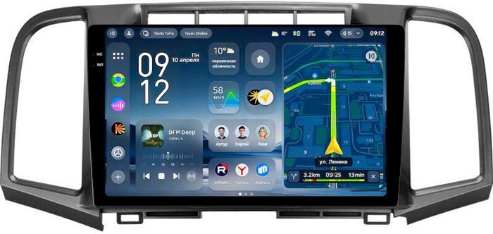Магнитола для Toyota Venza GV10 2008-2016 (без JBL/штатной КЗВ) - Teyes CC4-PRO монитор 9.5" 2K QLED на Android 13, Быстрейшая, Snapdragon 778G, ИИ, CarPlay, DSP, 4G SIM-слот
