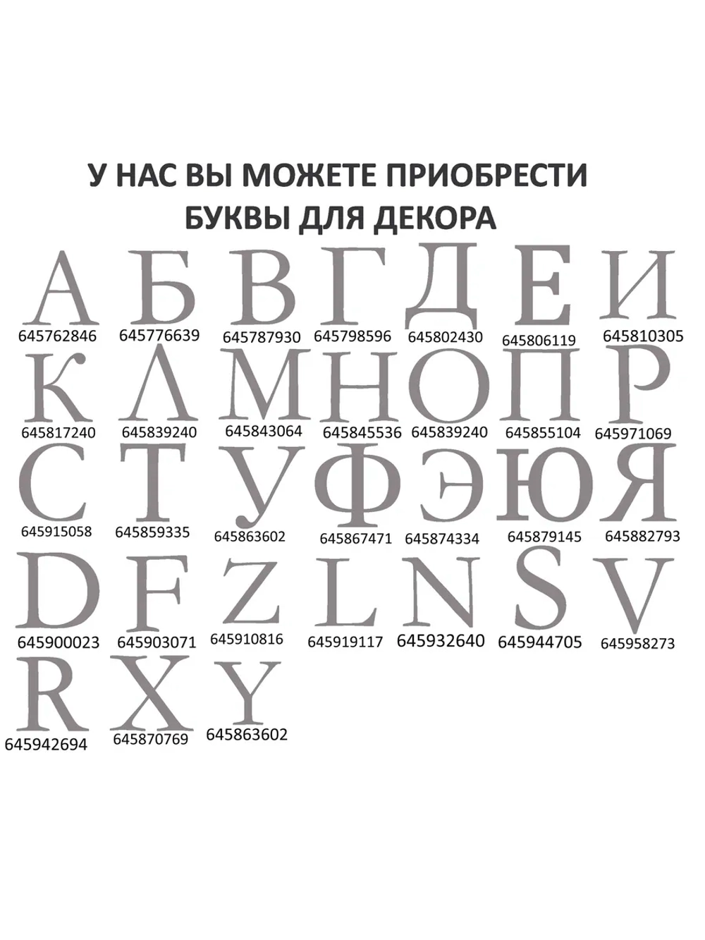 Наклейки свадебные на бокалы цифры инициалы "Т"