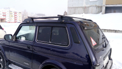 Рейлинги с поперечинами "Усиленные" Нива 4x4/Легенд (3 дв)