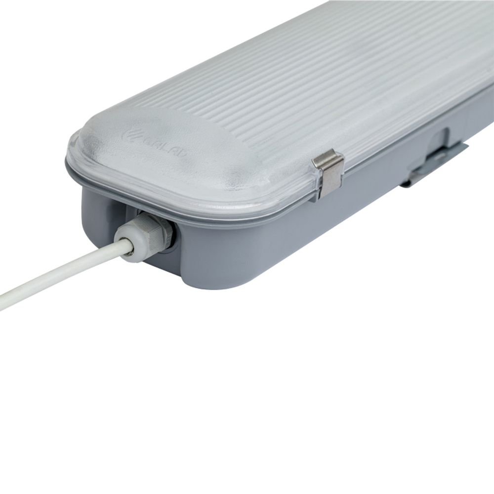 Светильник LED ДСП LED-32 (3750/840/OP/PS/TW/EL1/0/GEN1) 32Вт 3750лм 4000К IP65 c БАП 1ч 1200x115x70мм Арклайн Эконом GALAD