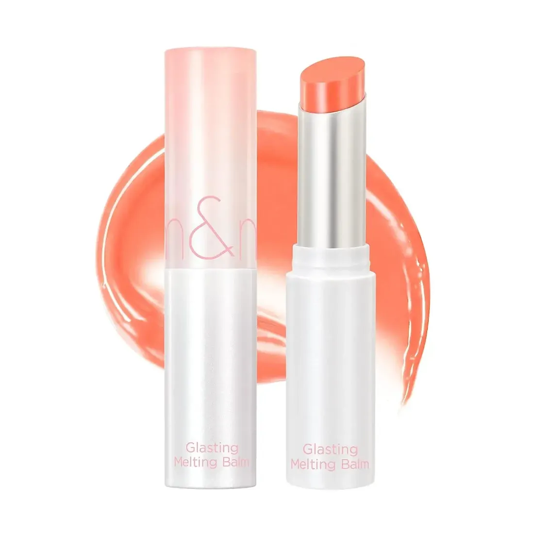 Тающий оттеночный бальзам для губ Rom&Nd Glasting Melting Balm 08 Coralia (тёплый коралловый)