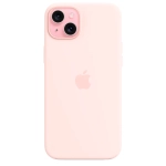 Силиконовый чехол с поддержкой MagSafe Apple Silicone Case для iPhone 15 Plus, Light Pink (Светло-розовый)