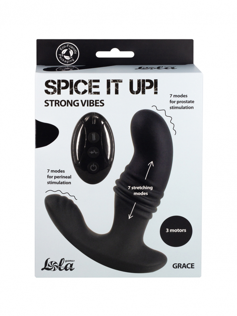 Перезаряжаемый стимулятор простаты Spice it Up Grace