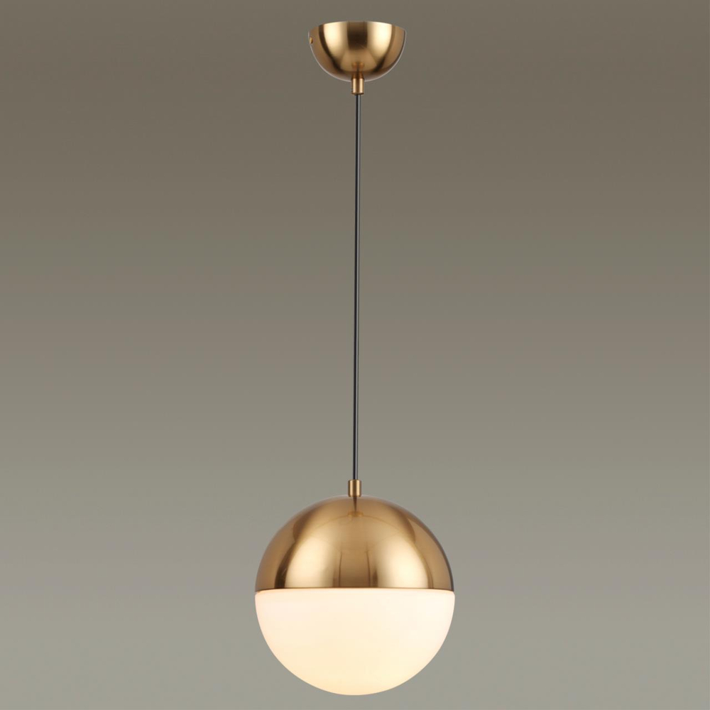 4960/1A PENDANT ODL22 393 античн.бронза/металл/белый/стекло Подвес E27 1*40W PINGA