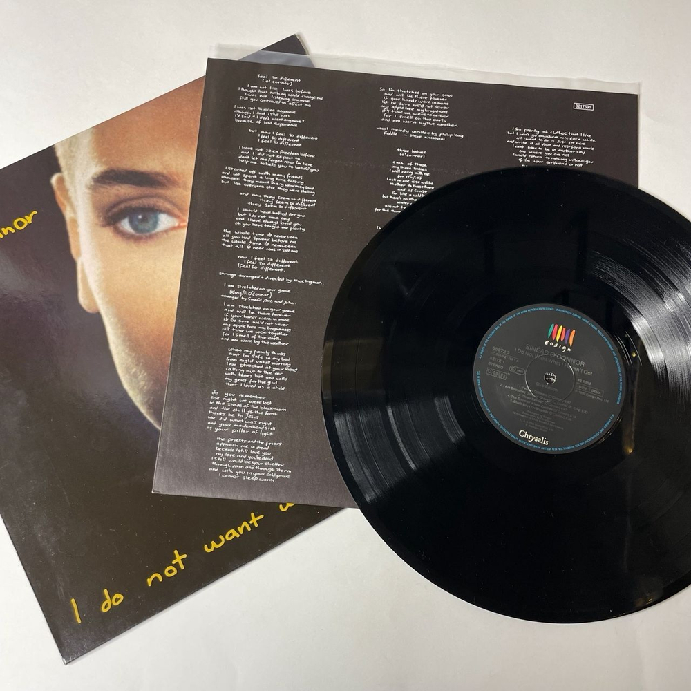 Винтажная виниловая пластинка LP Sinead O'Connor I Do Not Want What I Haven't Got (Germany 1990)