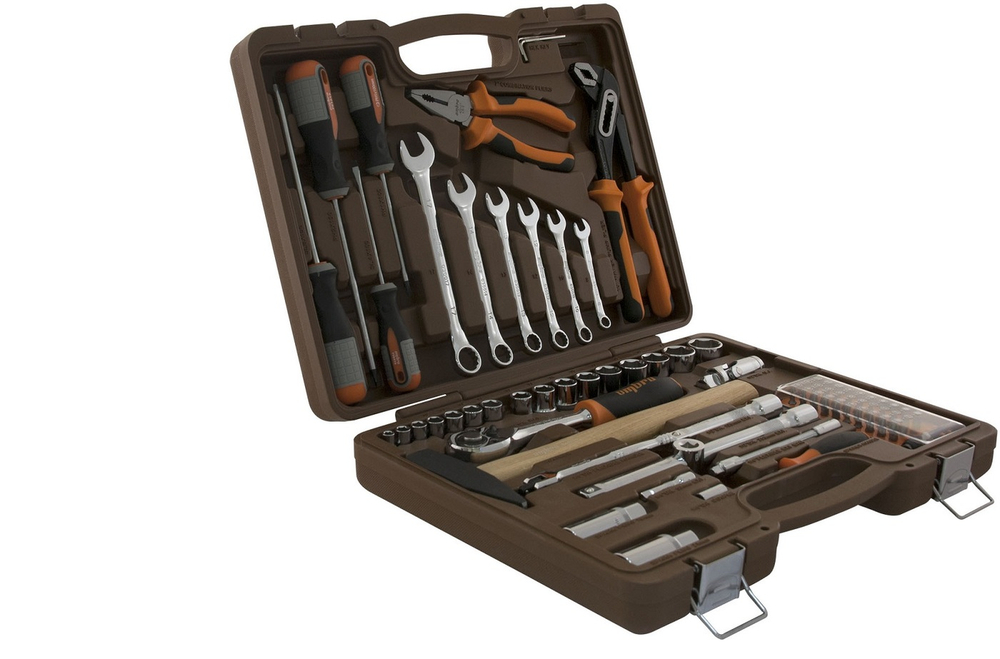 OMT75S Набор инструмента универсальный 1/4", 1/2"DR, 75 предметов
