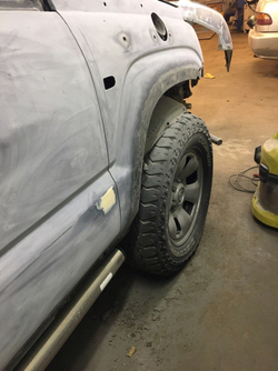 Покраска Раптором Toyota Prado 120