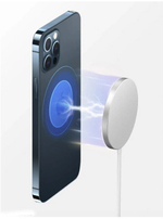 Беспроводное зарядное устройство для Iphone MagSafe Charger (Магсейф), белый, 15 Вт