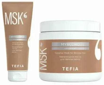 Карамельная маска для светлых волос Myblond Tefia Caramel Mask for Blonde Hair, 250 мл
