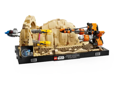 Конструктор LEGO Star Wars 75380 Диорама: гонка на подах на Мос-Эспа