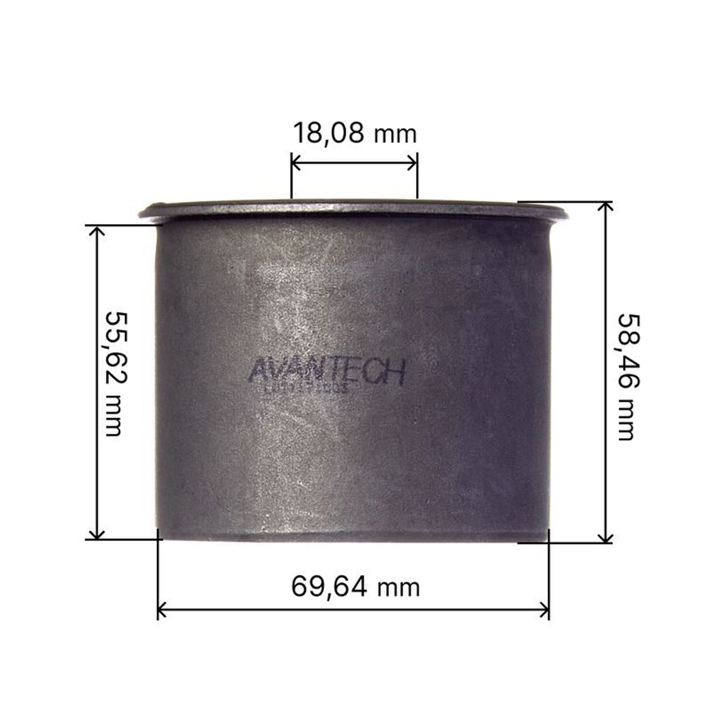 Сайлентблок переднего нижнего рычага задний Avantech Заменён на арт. ASB0858 ASB0353