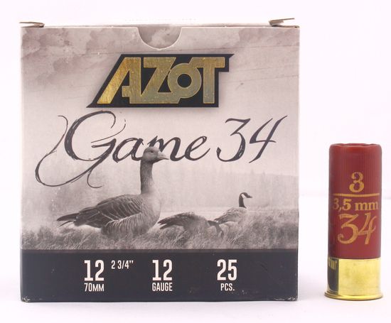 Патрон "Азот" Game 12/70 №3 контейнер 34 грамма