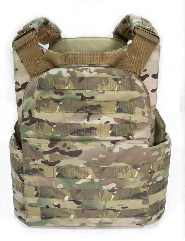 Чехол для бронежилета плитника КРЕПОСТЬ быстросброс слева, MIMICRYA, Cordura 1000D, MULTICAM, L-XL