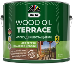 Масло деревозащитное для террас и садовой мебели Dufa Wood Oil Terrace орех