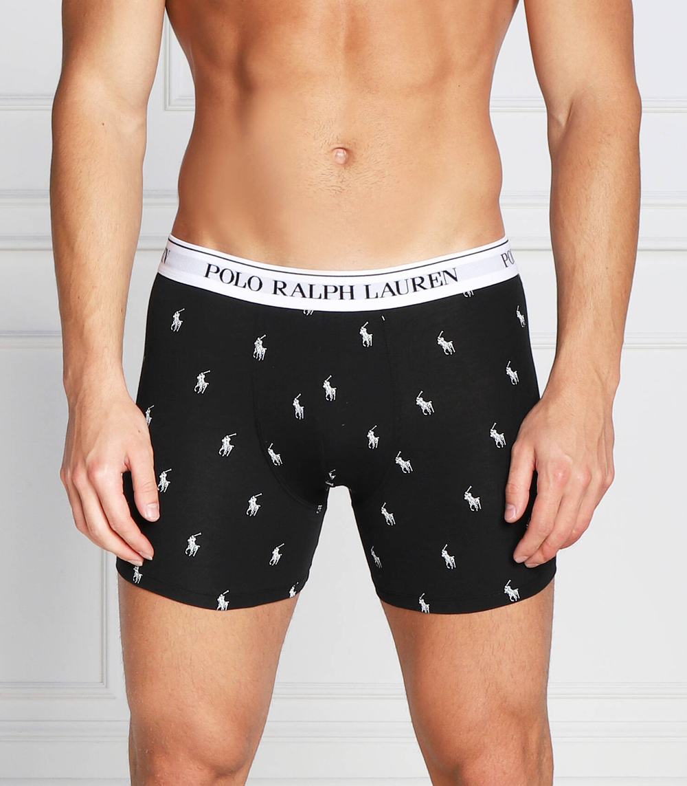 трусики-боксеры 3 шт. POLO RALPH LAUREN - черный(714830300)
