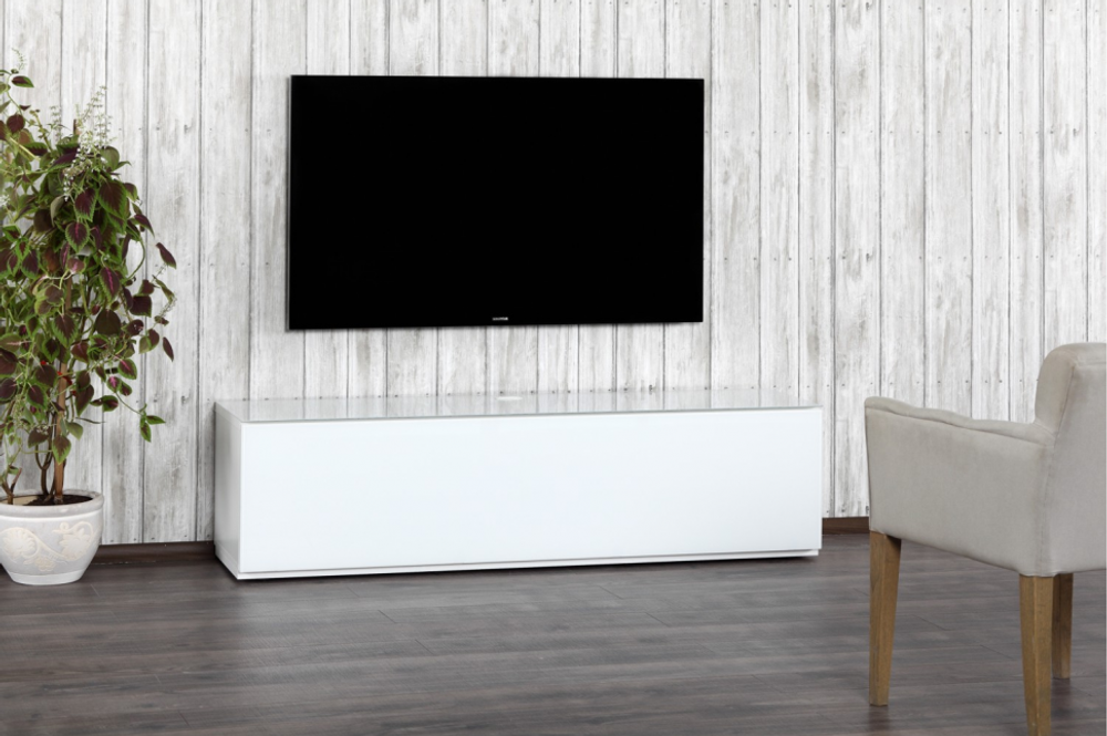 Тумба под ТВ Sonorous ST 160F WHT WHT BS