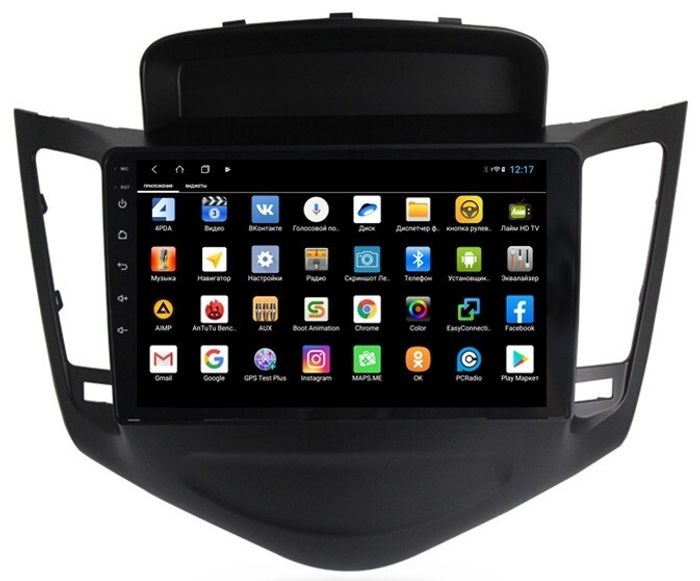 Магнитола для Chevrolet Cruze 2009-2012 - Parafar PF045XHD на Android 13, CarPlay, 4G SIM-слот