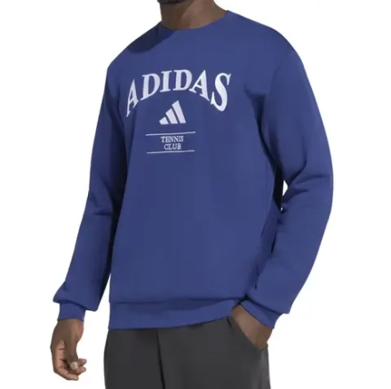 Куртка теннисная Adidas Heritage Tennis Graphic Pullover - dark blue/white