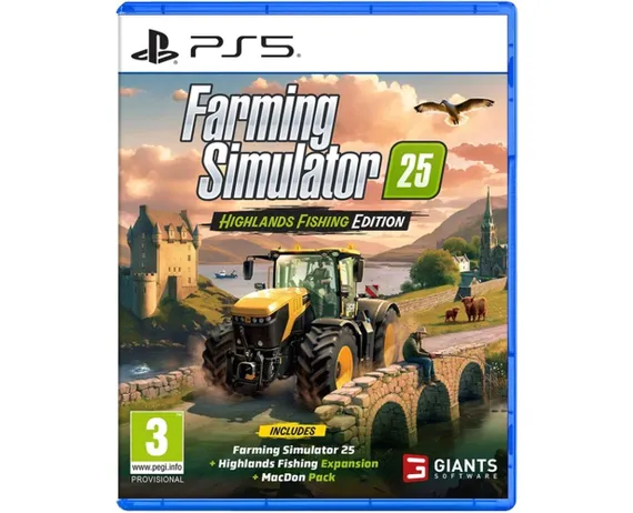 PS5 Farming Simulator 25: Highlands Fishing Edition (Новый, Русские субтитры, PPSA-27897)