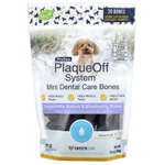 ProDen, PlaqueOff System™, мини-кость для ухода за зубами, для маленьких и игрушечных собак, смесь овощей и голубики, 20 костей, 340 г (12 унций)