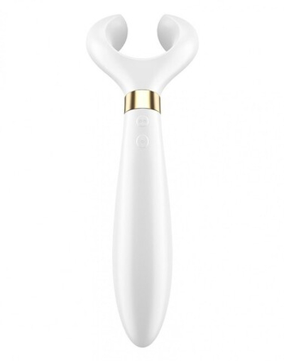 Универсальный вибромассажер для обоих партнеров Satisfyer Partner Multifun 3 (3 мотора) (Цвет: белый)