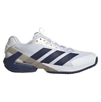 Мужские кроссовки теннисные Adidas Adizero Ubersonic 5 M Clay - cloud white/dark blue