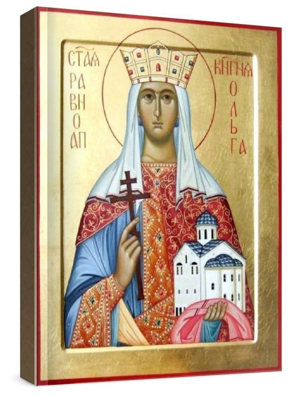 Ольга, княгиня (рукописная икона)