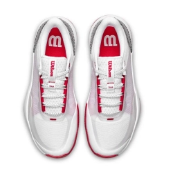 Женские теннисные кроссовки Wilson Intrigue Tour CTC - bright white/wilson red/black