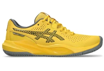 Мужские кроссовки теннисные Asics Gel-Challenger 15 Clay - saffron/steel grey