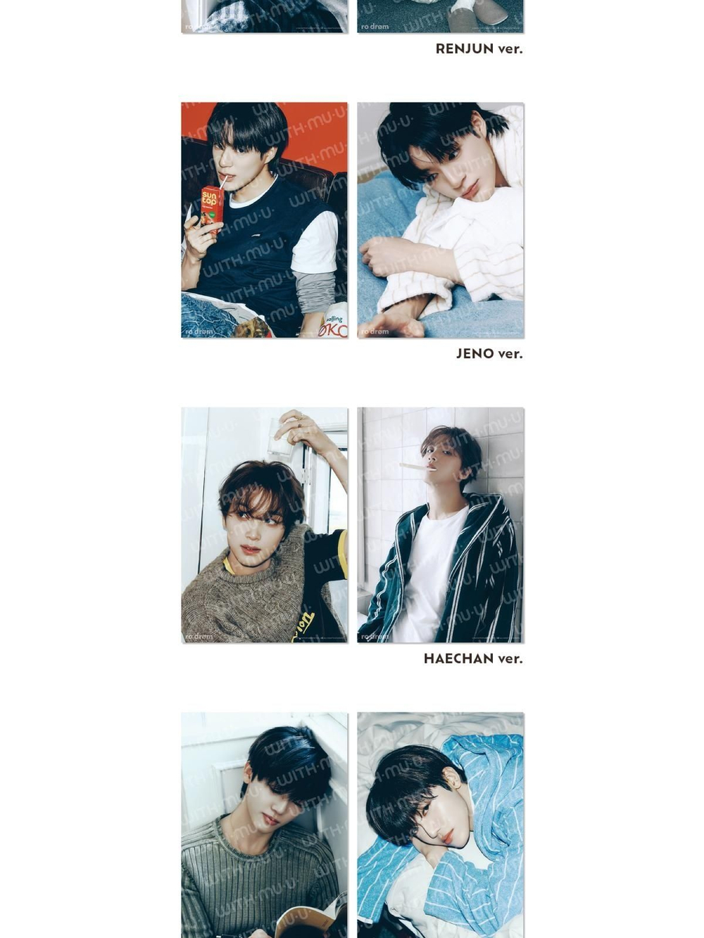 товары NCT DREAM - RO DR M PHOTOBOOK OFFICIAL MD A1 POSTER