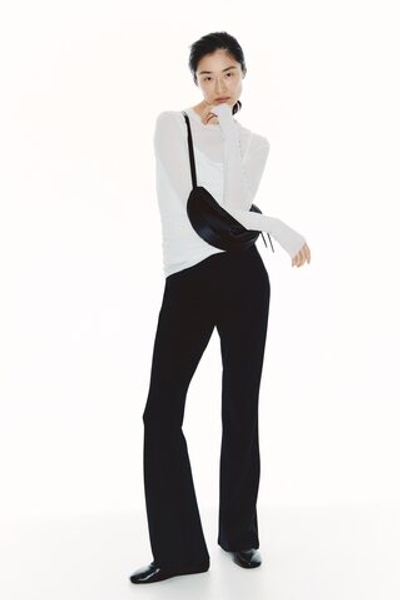 Трикотажные леггинсы-клёш с высокой талией - H&M