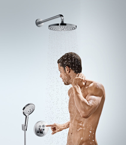 Верхний душ Hansgrohe Raindance Select 2jet белый/хром 26466400