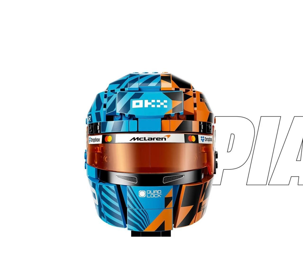 Конструктор лего Editions Шлем Оскара Пиастри 43017 LEGO McLaren Mastercard F1 Team Oscar Piastri Helmet 793 детали 14+