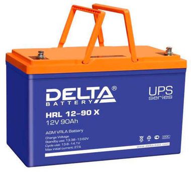 Аккумулятор Delta HRL 12-90 Х ( 12V 90  Ah / 12В 90  Ач ) - фотография