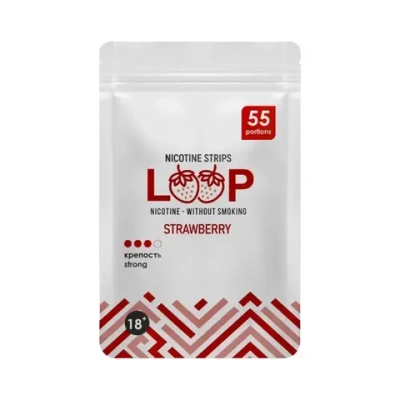 LOOP STRAWBERRY НИКОТИНОВЫЕ ПЛАСТИНКИ (12 МГ) - КЛУБНИКА
