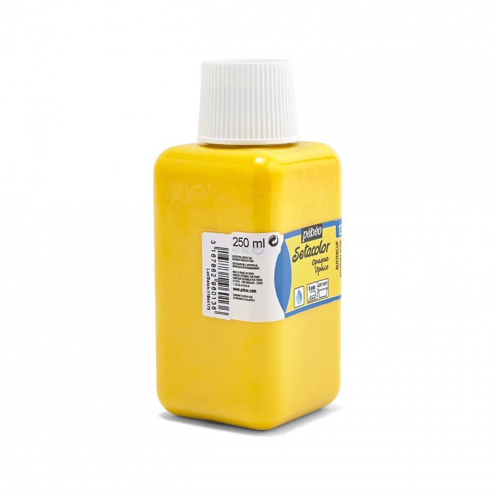 Краска для ткани непрозрачная Setacolor Opaque 250 мл, 296-013 лютик, Pebeo, 296-013