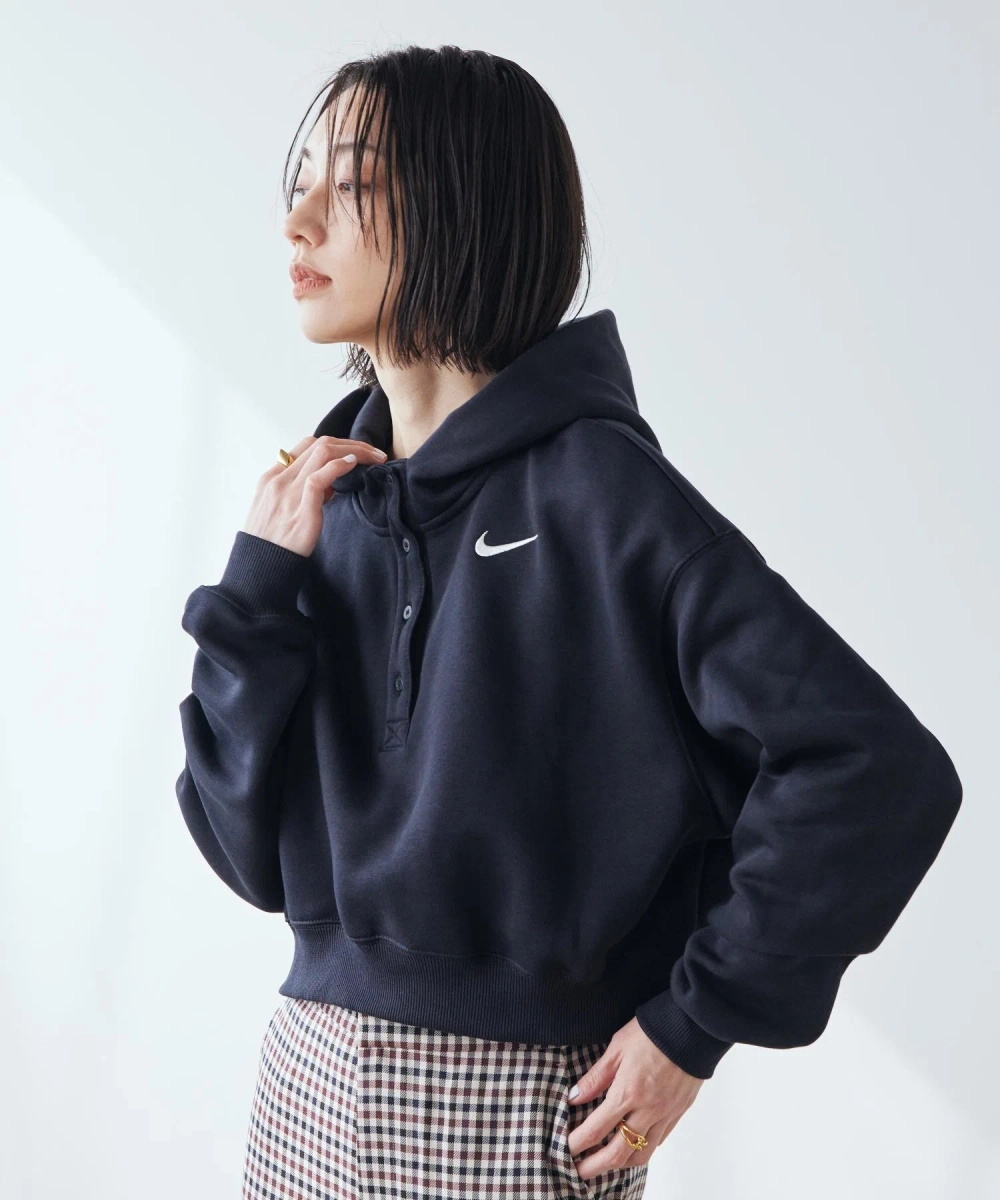 IF0259-010 Phoenix Fleece Cropped Hoodie Black