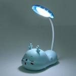 Настольная лампа «Sweet deer» 7.5*13.5*20 см LED, USB 0.6-3W, Голубой