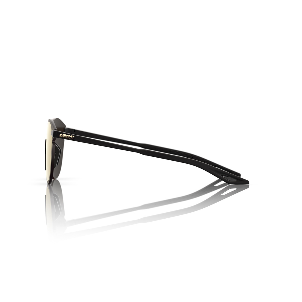 Спортивные очки 100% Legere Round / Matte Black / Hiper Gold Mirror Lens
