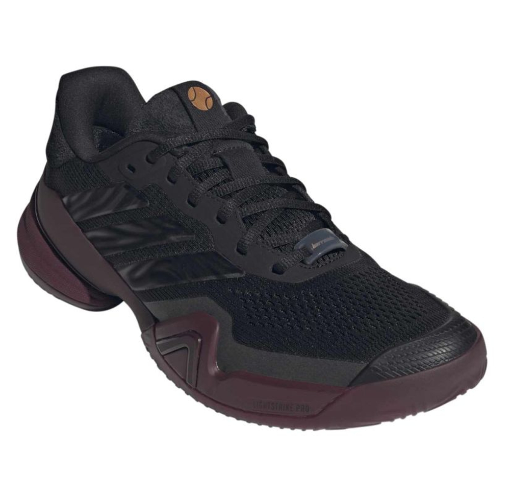 Теннисные кроссовки Adidas Barricade 14 M - core black/core black/maroon