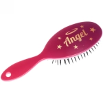 Расческа массажная «Mademoiselle - Angel», овал, цвет микс, 23,5 см