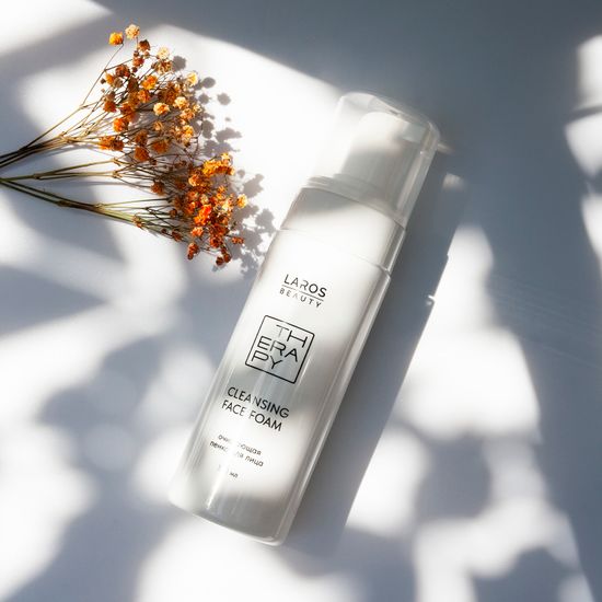 LAROS BEAUTY очищающая пенка для лица Therapy cleansing face foam