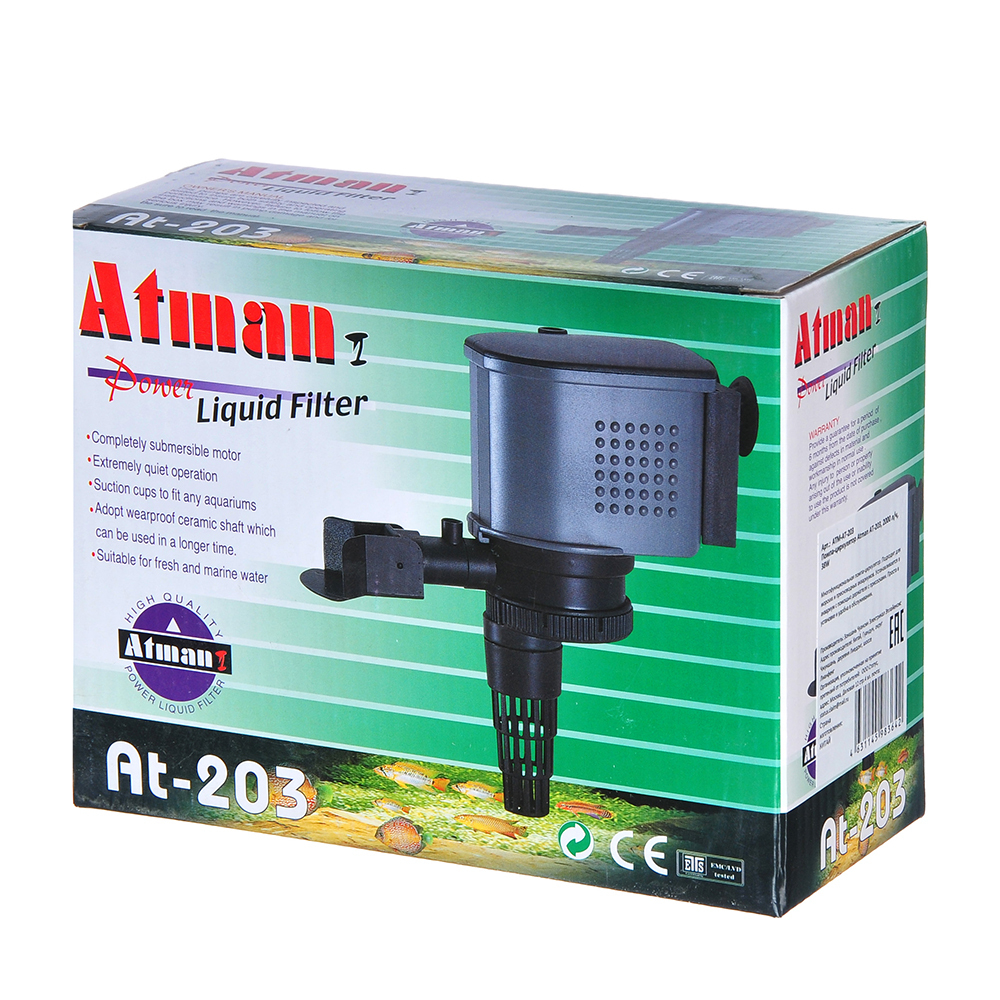 ATMAN AT-203 Помпа-циркулятор, 2000 л/ч, 38W