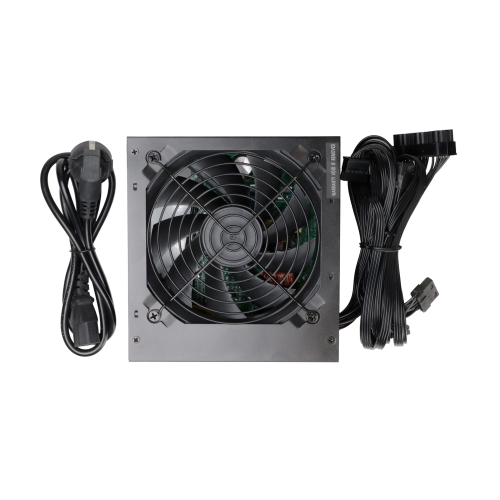 Блок питания ATX BaseTech R2, 500W, Bulk, 1x4+4pin, 1x6+2PIN, 4xSATA, 2xMOLEX (BT-500R2)
