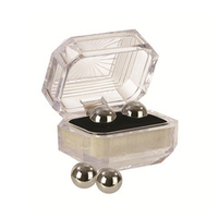 Серебристые вагинальные шарики 2см California Exotic Novelties Silver Balls In Presentation Box SE-1305-05-3