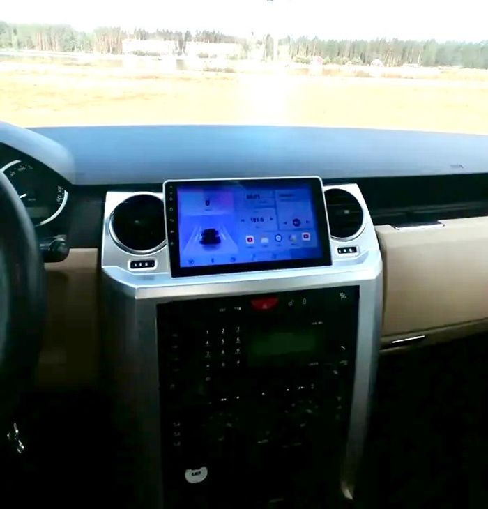 Магнитола для Land Rover Discovery 3 2005-2009 (прямые углы) - FarCar S280 монитор 9.5" IPS на Android 13, CarPlay